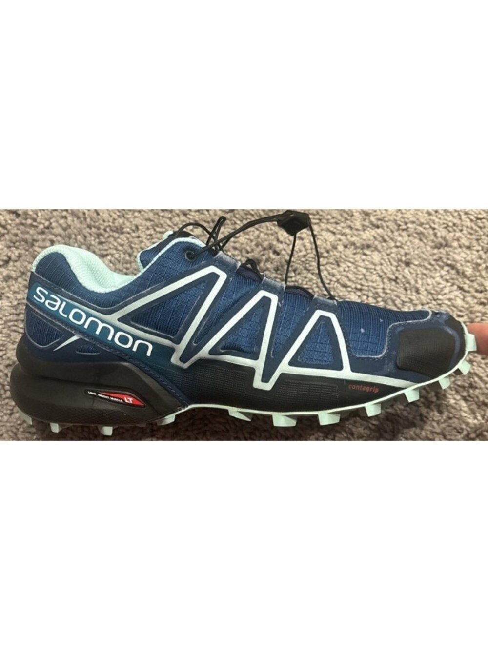 Salomon Speedcross 4 Shoes Women's Size 7 Blue/Black/Green